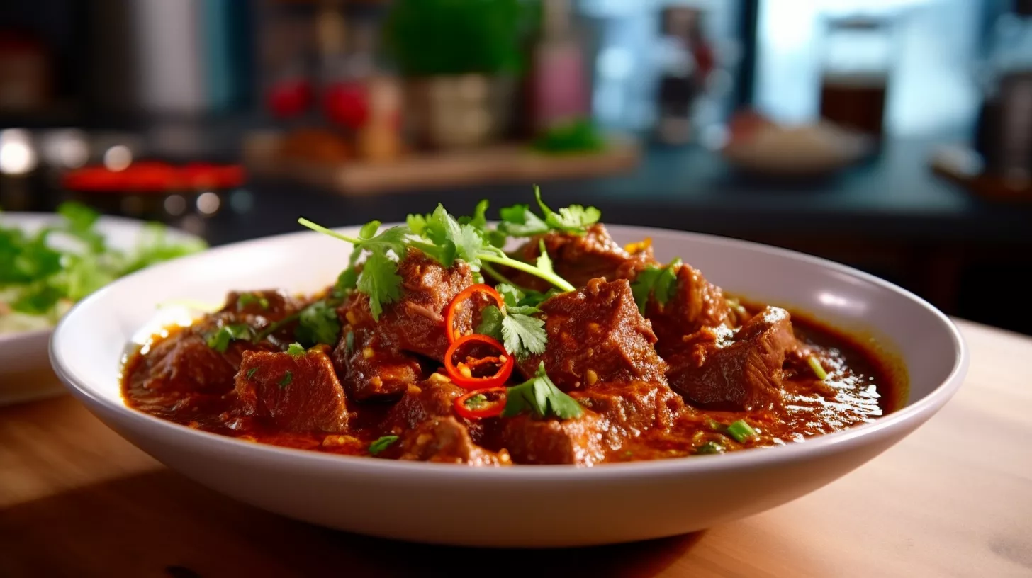 Curry d'agneau