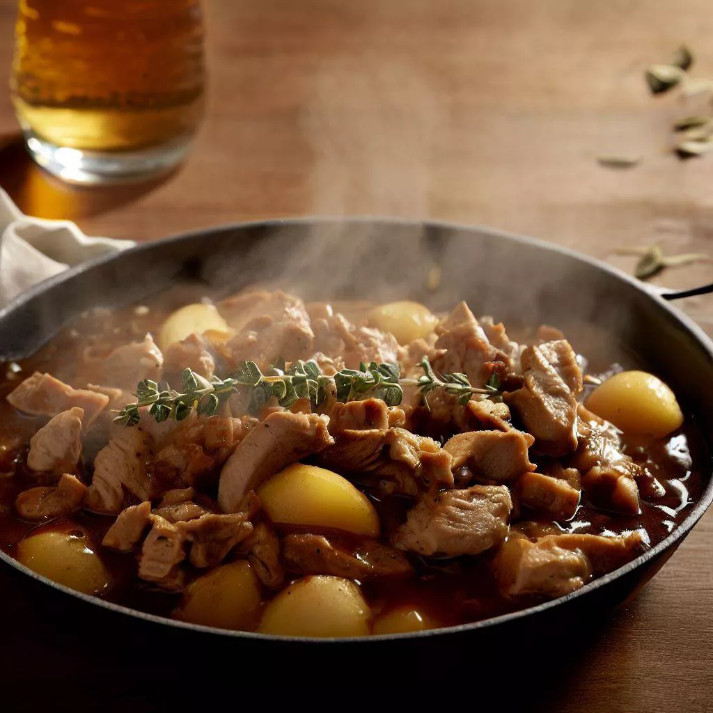 Sauté de porc au cidre